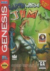 Earthworm Jim [Cardboard Box] - Sega Genesis | Anubis Games and Hobby