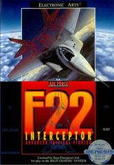 F-22 Interceptor [Cardboard Box] - Sega Genesis | Anubis Games and Hobby