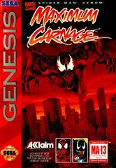 Spiderman Maximum Carnage [Cardboard Box] - Sega Genesis | Anubis Games and Hobby