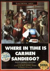 Where in Time is Carmen Sandiego [Cardboard Box] - Sega Genesis | Anubis Games and Hobby