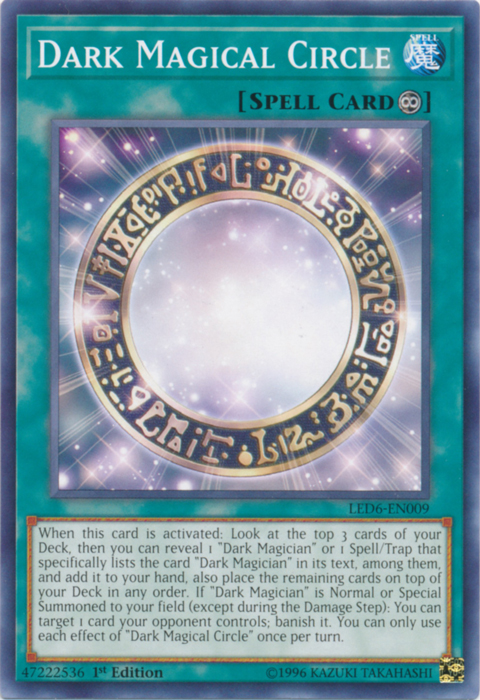 Dark Magical Circle [LED6-EN009] Common | Anubis Games and Hobby