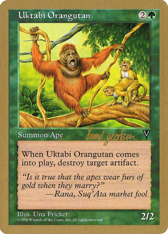 Uktabi Orangutan (Svend Geertsen) (SB) [World Championship Decks 1997] | Anubis Games and Hobby