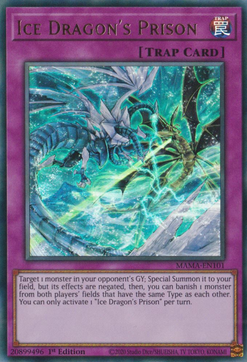 Ice Dragon's Prison [MAMA-EN101] Ultra Rare | Anubis Games and Hobby