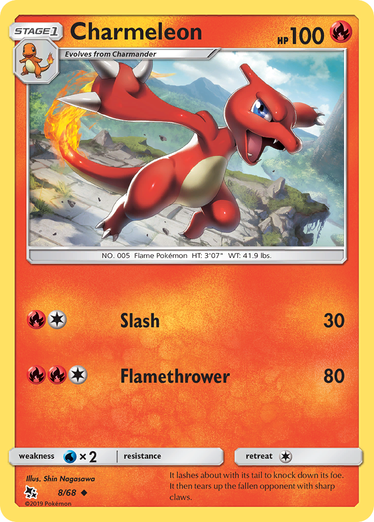 Charmeleon (8/68) [Sun & Moon: Hidden Fates] | Anubis Games and Hobby