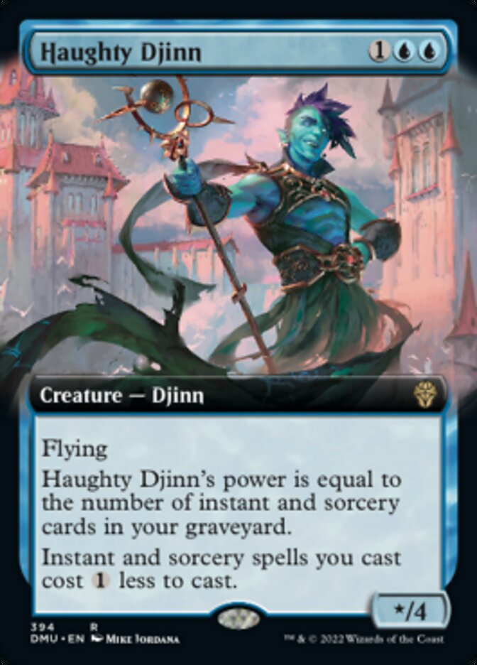 Haughty Djinn (Extended Art) [Dominaria United] | Anubis Games and Hobby