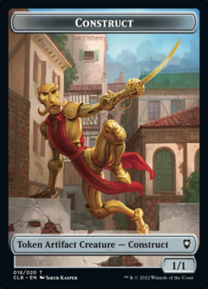 Construct Token [Commander Legends: Battle for Baldur's Gate Tokens] | Anubis Games and Hobby