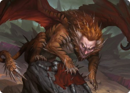 Manticore Art Card [Dungeons & Dragons: Adventures in the Forgotten Realms Art Series] | Anubis Games and Hobby