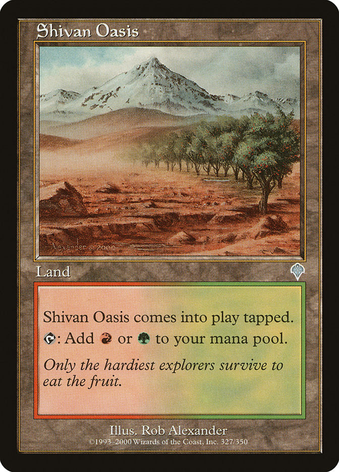 Shivan Oasis [Invasion] | Anubis Games and Hobby