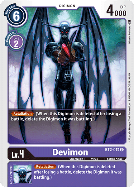 Devimon [BT2-074] [Release Special Booster Ver.1.0] | Anubis Games and Hobby