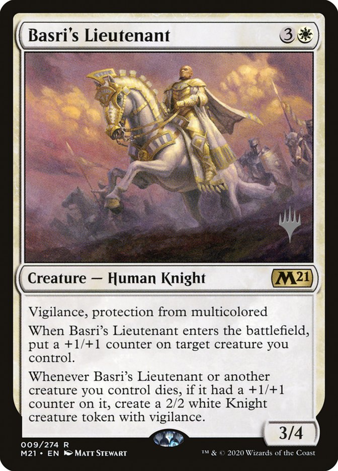 Basri's Lieutenant (Promo Pack) [Core Set 2021 Promos] | Anubis Games and Hobby