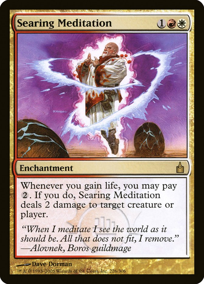 Searing Meditation [Ravnica: City of Guilds] | Anubis Games and Hobby