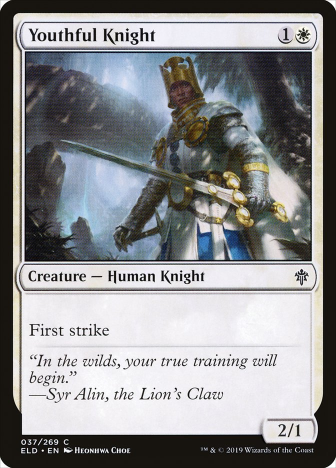 Youthful Knight [Throne of Eldraine] | Anubis Games and Hobby