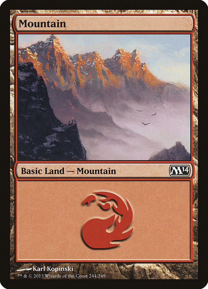 Mountain (244) [Magic 2014] | Anubis Games and Hobby