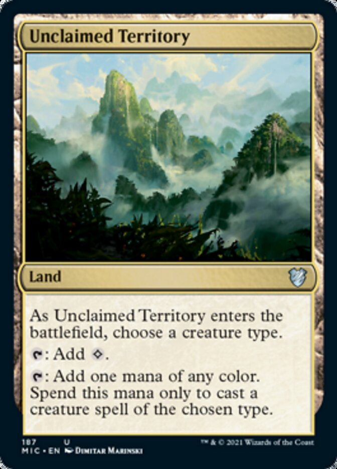 Unclaimed Territory [Innistrad: Midnight Hunt Commander] | Anubis Games and Hobby