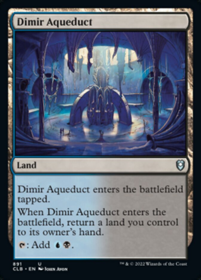 Dimir Aqueduct [Commander Legends: Battle for Baldur's Gate] | Anubis Games and Hobby