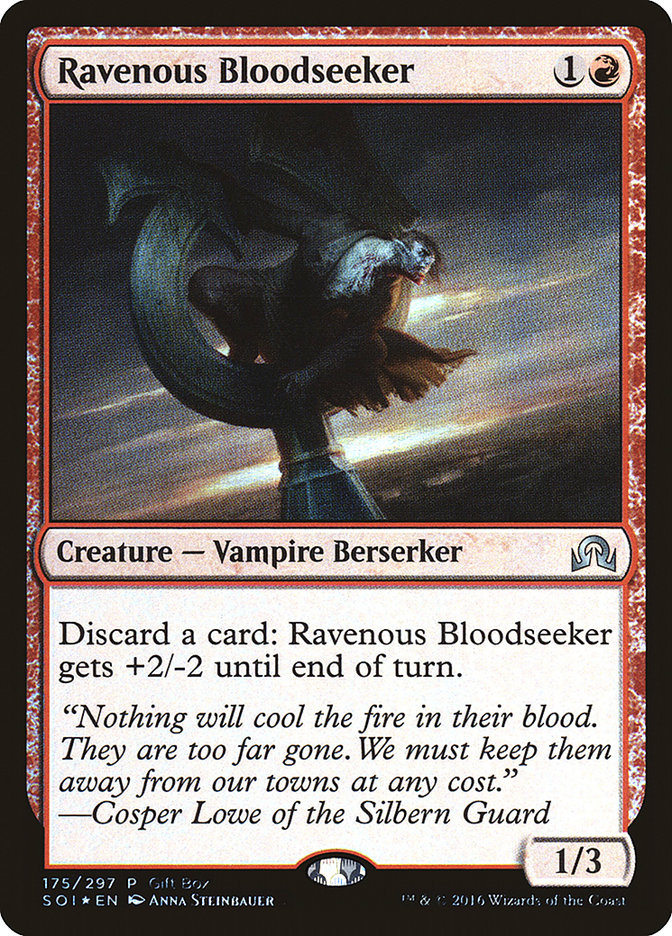 Ravenous Bloodseeker (Gift Box) [Shadows over Innistrad Promos] | Anubis Games and Hobby
