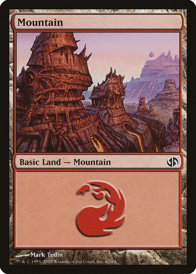 Mountain (62) [Duel Decks: Jace vs. Chandra] | Anubis Games and Hobby