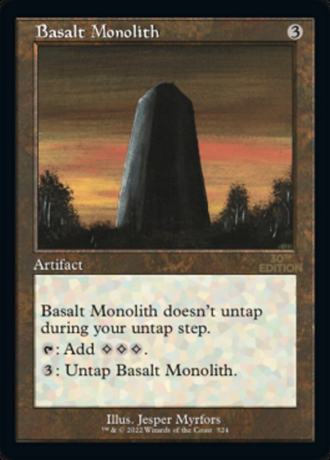 Basalt Monolith (Retro) [30th Anniversary Edition] | Anubis Games and Hobby