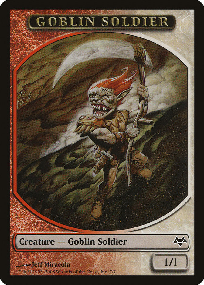 Goblin Soldier Token [Eventide Tokens] | Anubis Games and Hobby