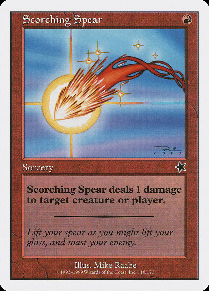 Scorching Spear [Starter 1999] | Anubis Games and Hobby