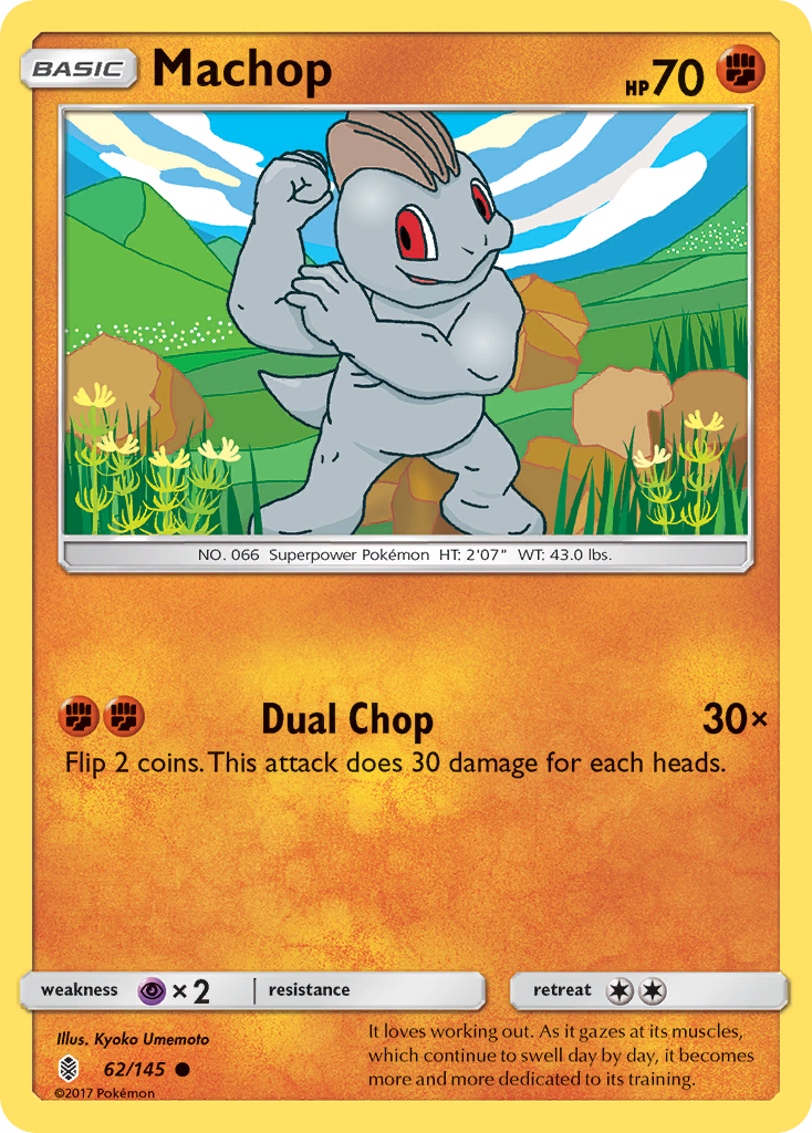 Machop (62/145) [Sun & Moon: Guardians Rising] | Anubis Games and Hobby