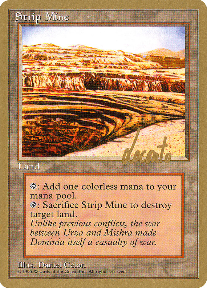 Strip Mine (Michael Loconto) [Pro Tour Collector Set] | Anubis Games and Hobby