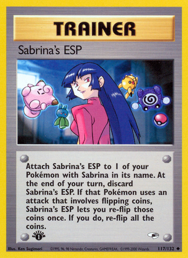 Sabrina's ESP (117/132) [Gym Heroes 1st Edition] | Anubis Games and Hobby