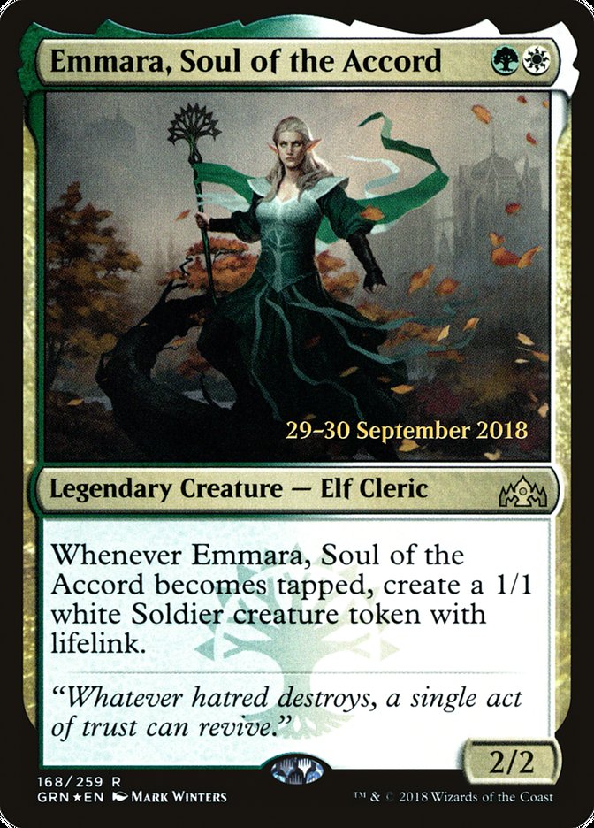 Emmara, Soul of the Accord [Guilds of Ravnica Prerelease Promos] | Anubis Games and Hobby