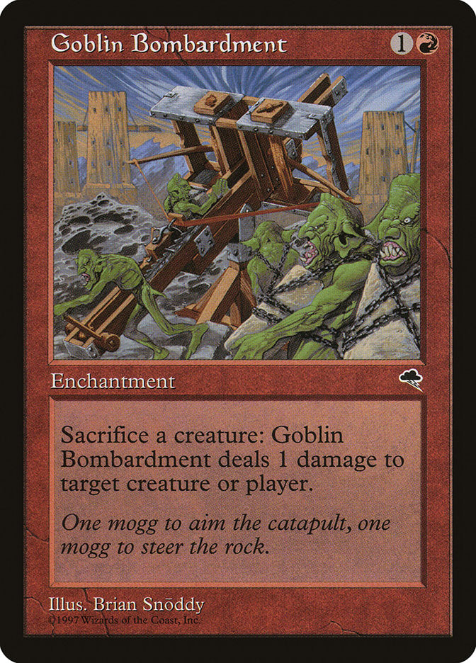 Goblin Bombardment [Tempest] | Anubis Games and Hobby