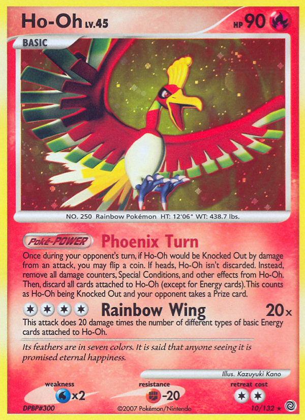 Ho-Oh (10/132) [Diamond & Pearl: Secret Wonders] | Anubis Games and Hobby