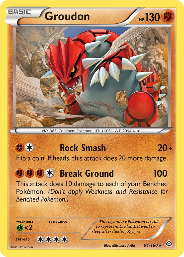 Groudon (84/160) (Theme Deck Exclusive) [XY: Primal Clash] | Anubis Games and Hobby