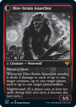 Volatile Arsonist // Dire-Strain Anarchist [Innistrad: Double Feature] | Anubis Games and Hobby