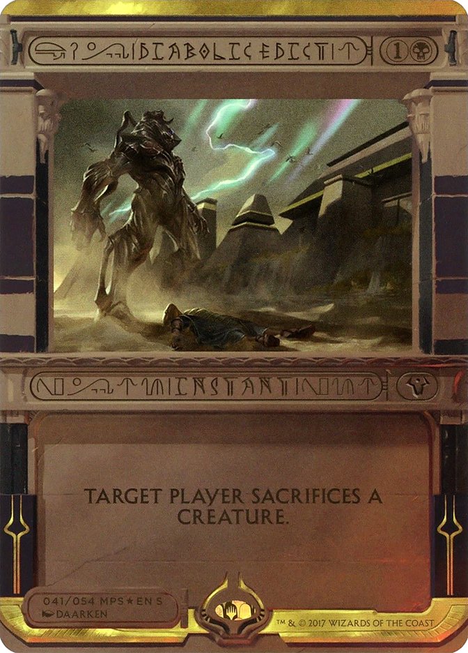 Diabolic Edict (Invocation) [Amonkhet Invocations] | Anubis Games and Hobby