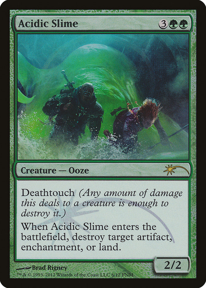 Acidic Slime [Friday Night Magic 2012] | Anubis Games and Hobby