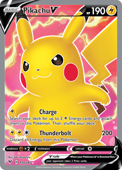 Pikachu V (170/185) [Sword & Shield: Vivid Voltage] | Anubis Games and Hobby