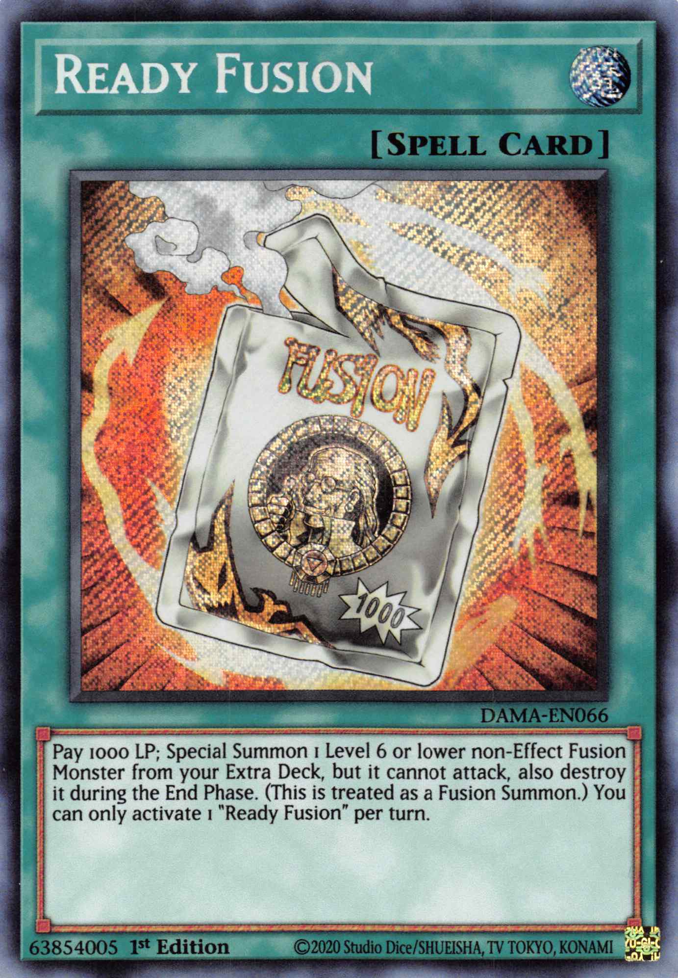 Ready Fusion [DAMA-EN066] Secret Rare | Anubis Games and Hobby