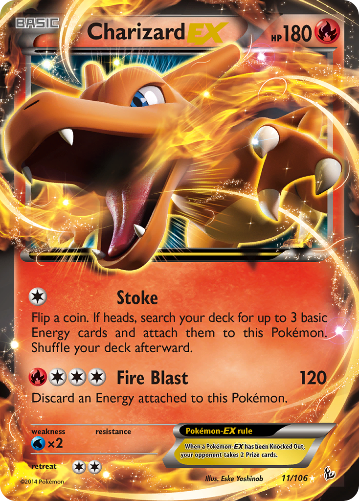 Charizard EX (11/106) [XY: Flashfire] | Anubis Games and Hobby