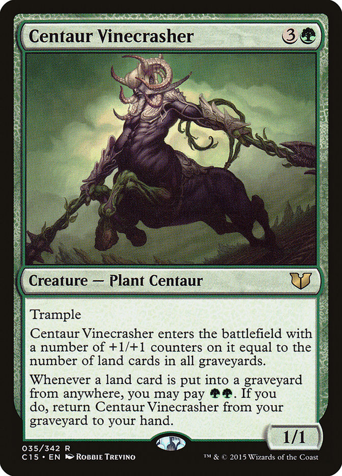 Centaur Vinecrasher [Commander 2015] | Anubis Games and Hobby