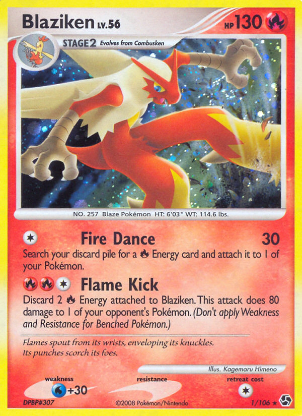 Blaziken (1/106) [Diamond & Pearl: Great Encounters] | Anubis Games and Hobby
