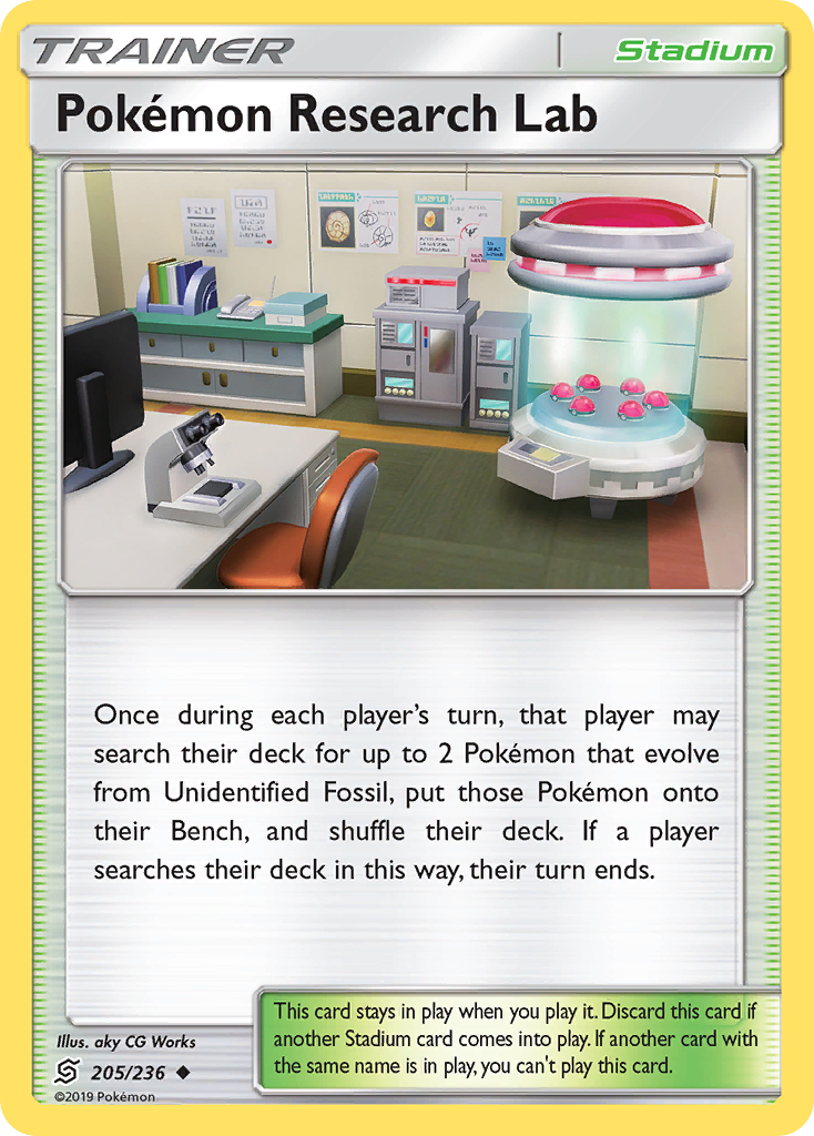 Pokemon Research Lab (205/236) [Sun & Moon: Unified Minds] | Anubis Games and Hobby