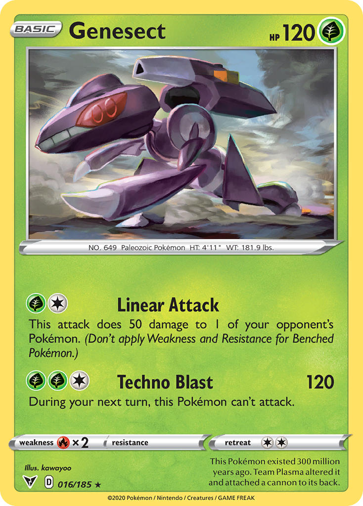 Genesect (016/185) [Sword & Shield: Vivid Voltage] | Anubis Games and Hobby