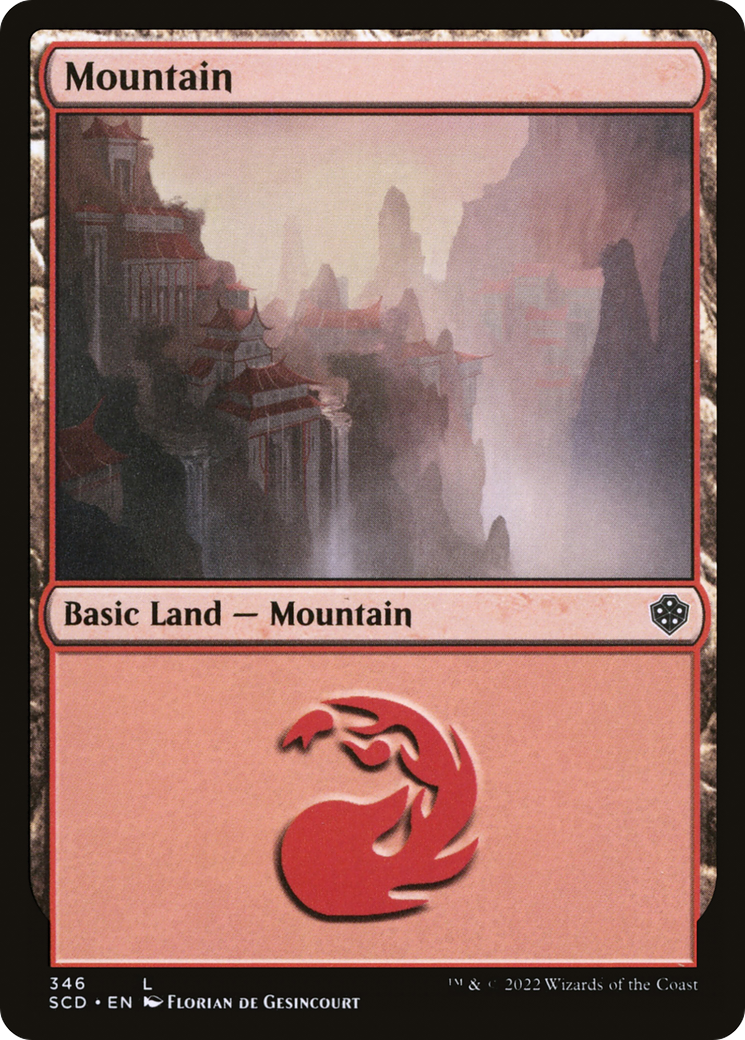 Mountain (346) [Starter Commander Decks] | Anubis Games and Hobby