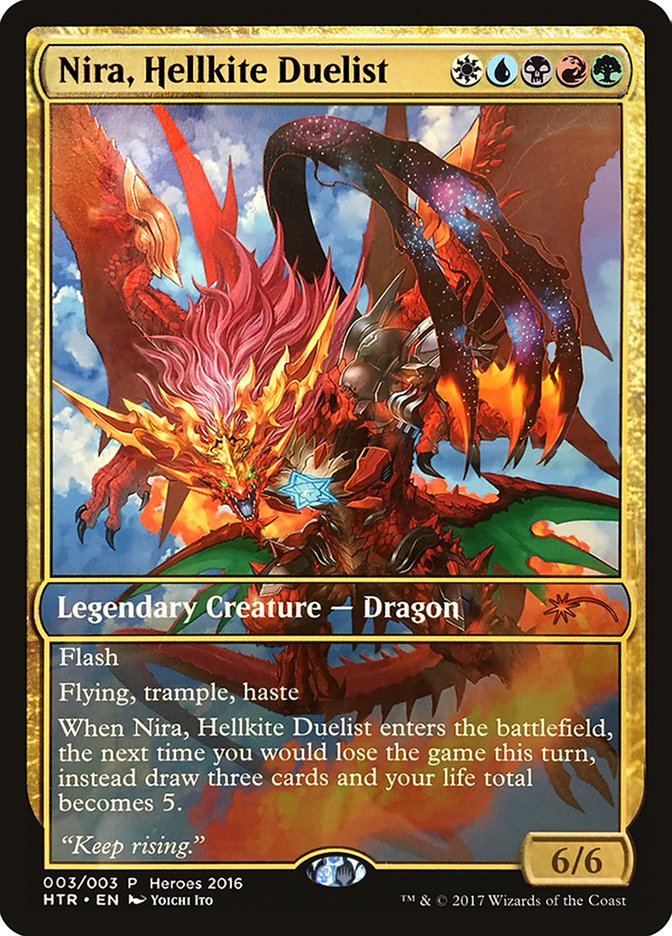 Nira, Hellkite Duelist [Heroes of the Realm] | Anubis Games and Hobby