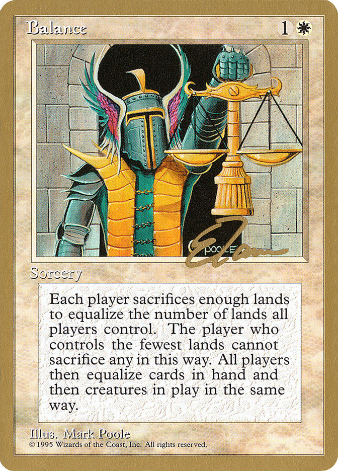 Balance (Eric Tam) [Pro Tour Collector Set] | Anubis Games and Hobby