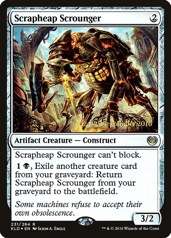 Scrapheap Scrounger [Kaladesh Prerelease Promos] | Anubis Games and Hobby