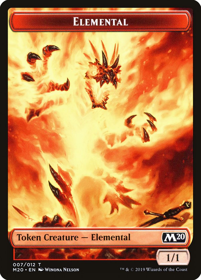 Elemental Token [Core Set 2020 Tokens] | Anubis Games and Hobby