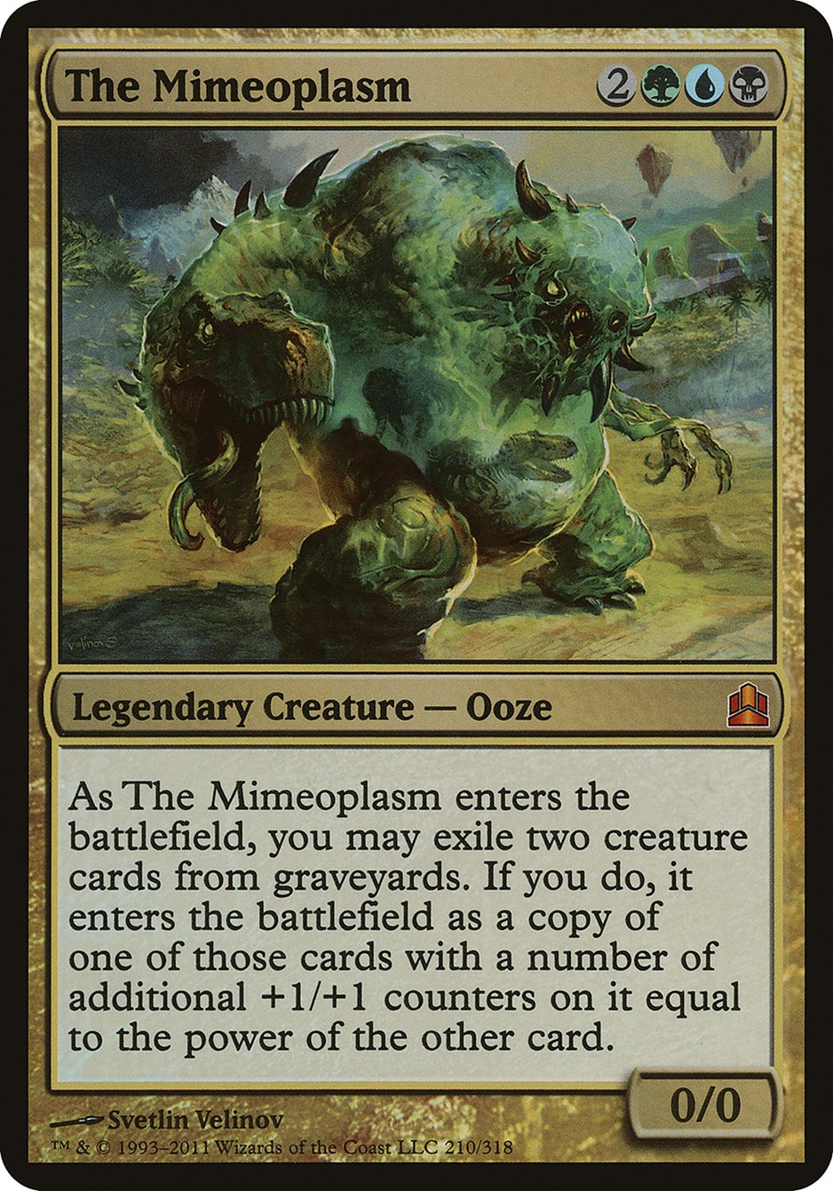 The Mimeoplasm (Oversized) [Commander 2011 Oversized] | Anubis Games and Hobby