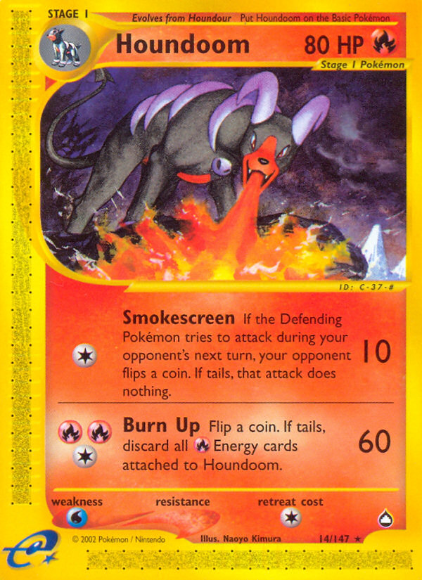 Houndoom (14/147) [Aquapolis] | Anubis Games and Hobby