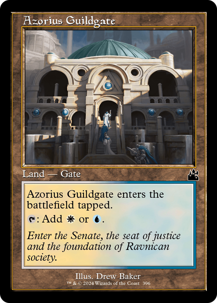 Azorius Guildgate (Retro Frame) [Ravnica Remastered] | Anubis Games and Hobby