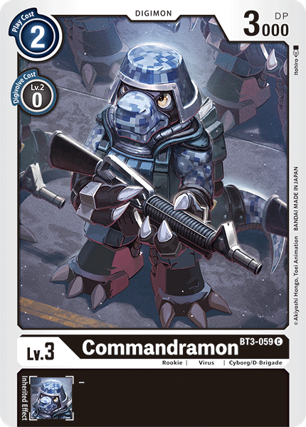 Commandramon [BT3-059] [Release Special Booster Ver.1.5] | Anubis Games and Hobby